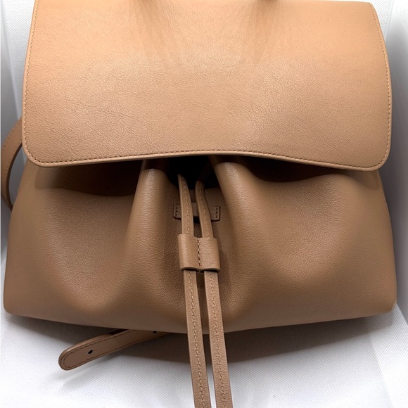 Mansur Gavriel Tan Leather Shoulder Bag